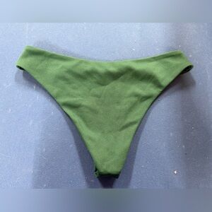 Zaful dark teal cheeky bikini bottoms